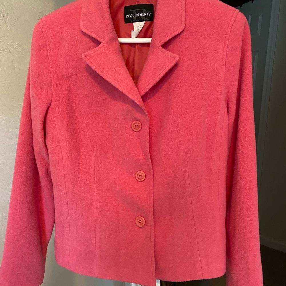 Requirements Pink Blazer Jacket - Picture 2 of 7